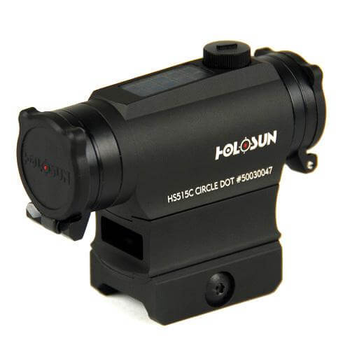 Holosun HS515C Circle Dot Sight Dual Power Night Vision Compatible - Aaaoptics.com