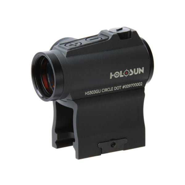 Holosun HS503GU 1X20mm Circle Dot Tactical Hunting Shooting 2 MOA Red Dot and 65 MOA Circle Reticle Gun Sight