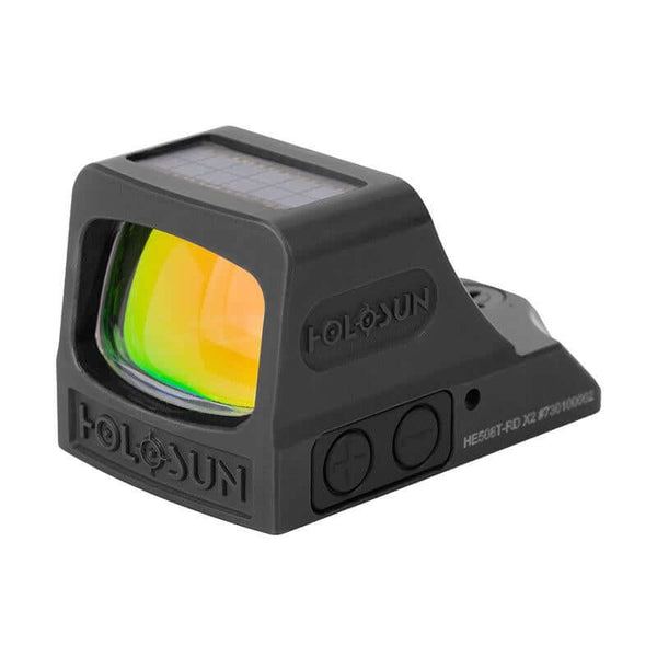 Holosun HE508T X2 Dual Power Titanium Micro Red Dot Sight for Pistol - Aaaoptics.com