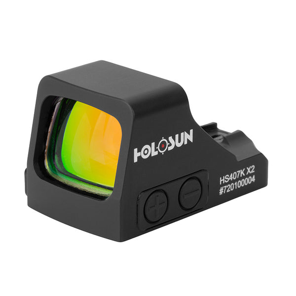 Holosun HS407K-X2 Reflex Sight 1x 6 MOA Dot Reticle Black